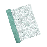 Maxbell Jacquard Net Mesh Ornament Floral Wrapper for Valentine's Day Gifts Birthday Green