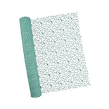 Maxbell Jacquard Net Mesh Ornament Floral Wrapper for Valentine's Day Gifts Birthday Green