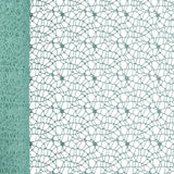 Maxbell Jacquard Net Mesh Ornament Floral Wrapper for Valentine's Day Gifts Birthday Green