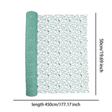 Maxbell Jacquard Net Mesh Ornament Floral Wrapper for Valentine's Day Gifts Birthday Green