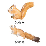 Christmas Squirrel Decor Lightweight Adorable Collection Tabletop Decoration 5cmx10cm