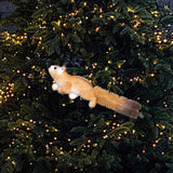 Christmas Squirrel Decor Lightweight Adorable Collection Tabletop Decoration 3cmcx15cm