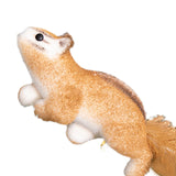 Christmas Squirrel Decor Lightweight Adorable Collection Tabletop Decoration 3cmcx15cm