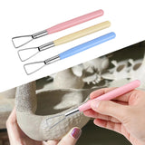 3 Pieces Pottery Sculpting Tools Pottery Carving Tools for Engraving