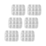 6Pcs Paint Tray Palette DIY for Acrylic Painting Watercolor Palette Beginner No Tin Box