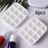 6Pcs Paint Tray Palette DIY for Acrylic Painting Watercolor Palette Beginner No Tin Box