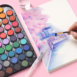 Maxbell Watercolor Paint Set Portable Water Colors Paint Set for Adults Artists Kids