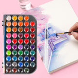 Maxbell Watercolor Paint Set Portable Water Colors Paint Set for Adults Artists Kids