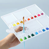 25 Grids Watercolor Palette Hobbyist Professional Flip Foldable Paint Pallet