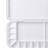 Maxbell Empty Watercolor Palette Paint Case 18 Wells Beginner Portable Paint Palette