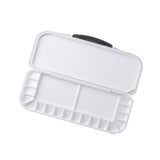 Maxbell Empty Watercolor Palette Paint Case 18 Wells Beginner Portable Paint Palette