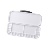 Maxbell Empty Watercolor Palette Paint Case 18 Wells Beginner Portable Paint Palette