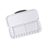 Maxbell Empty Watercolor Palette Paint Case 18 Wells Beginner Portable Paint Palette