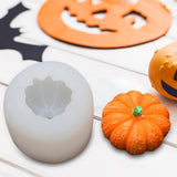 Maxbell Halloween Pumpkin Candle Mould Silicone Mould Decoration Handmade Soap Mould S