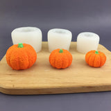 Maxbell Halloween Pumpkin Candle Mould Silicone Mould Decoration Handmade Soap Mould L