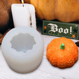 Maxbell Halloween Pumpkin Candle Mould Silicone Mould Decoration Handmade Soap Mould L