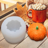 Maxbell Halloween Pumpkin Candle Mould Silicone Mould Decoration Handmade Soap Mould L
