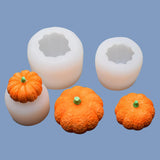 Maxbell Halloween Pumpkin Candle Mould Silicone Mould Decoration Handmade Soap Mould L