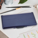 Maxbell Watercolor Palette 36 Compartments Folding Paint Tray Gouache Mixing Palette Blue