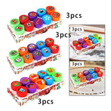 30 Pieces Christmas Stamps DIY Craft for Drawing Photo Album Carnival Prizes Style A