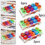 30 Pieces Christmas Stamps DIY Craft for Drawing Photo Album Carnival Prizes Style A