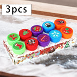 30 Pieces Christmas Stamps DIY Craft for Drawing Photo Album Carnival Prizes Style A