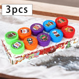 30 Pieces Christmas Stamps DIY Craft for Drawing Photo Album Carnival Prizes Style B