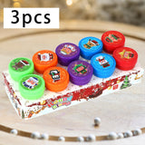 30 Pieces Christmas Stamps DIY Craft for Drawing Photo Album Carnival Prizes Style B