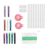 Maxbell Glitter Bracelet Making Handmade Girls Bracelet Making Set for Birthday Gift