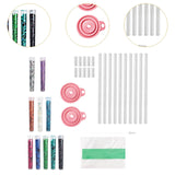 Maxbell Glitter Bracelet Making Handmade Girls Bracelet Making Set for Birthday Gift