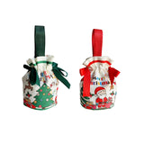 Christmas Gift Bag Stocking Stuffer Portable Cute Xmas Decor Christmas Decor Green