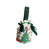 Christmas Gift Bag Stocking Stuffer Portable Cute Xmas Decor Christmas Decor Green