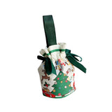 Christmas Gift Bag Stocking Stuffer Portable Cute Xmas Decor Christmas Decor Green