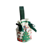 Christmas Gift Bag Stocking Stuffer Portable Cute Xmas Decor Christmas Decor Green