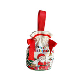 Christmas Gift Bag Stocking Stuffer Portable Cute Xmas Decor Christmas Decor Red