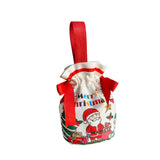 Christmas Gift Bag Stocking Stuffer Portable Cute Xmas Decor Christmas Decor Red