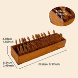 Wooden Animal Bobbin Set Wood Lightweight Embroidery Thread Storage