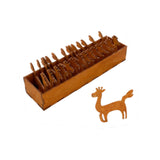 Wooden Animal Bobbin Set Wood Lightweight Embroidery Thread Storage