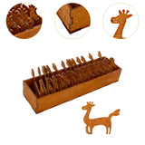 Wooden Animal Bobbin Set Wood Lightweight Embroidery Thread Storage