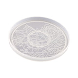 Coaster Silicone Mould Lightweight Reusable Round Tray Gypsum Model for Desk Style A