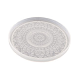 Coaster Silicone Mould Lightweight Reusable Round Tray Gypsum Model for Desk Style B