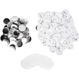 Maxbell 100x Button Making Supplies Tinplate Pp DIY Presents Blank Button Badge