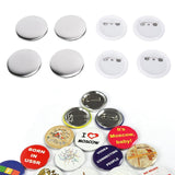 Maxbell 100x Button Making Supplies Tinplate Pp DIY Presents Blank Button Badge