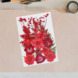 Dried Pressed Flowers Mixed Decorative for Nail Art Candle Soap Making Epoxy Red