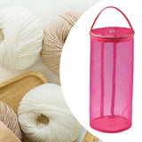 Maxbell Empty Yarn Storage Bags Weaving Portable Foldable Storage Bucket Mesh Holder