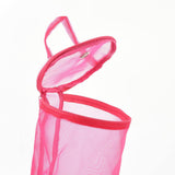 Maxbell Empty Yarn Storage Bags Weaving Portable Foldable Storage Bucket Mesh Holder