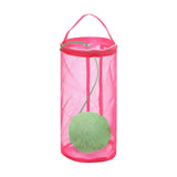 Maxbell Empty Yarn Storage Bags Weaving Portable Foldable Storage Bucket Mesh Holder