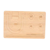 Maxbell Jewelry Beading Board DIY Holder Wood for Necklaces Bracelets Beading Crafts Style A