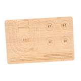 Maxbell Jewelry Beading Board DIY Holder Wood for Necklaces Bracelets Beading Crafts Style A