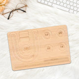 Maxbell Jewelry Beading Board DIY Holder Wood for Necklaces Bracelets Beading Crafts Style A